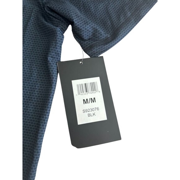 SPYDER Men's Black Patterned Swim Rash Guard T Shirt Sz M NEW NWT - Picture 6 of 8